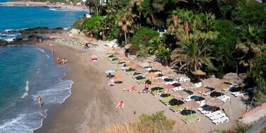 500 metros de longitud y 30 de anchura es la extensión que ocupa esta playa situada en la localidad de Benalmádena formada por un conjunto de calas ajenas a las aglomeraciones y rodeadas de vegetación y naturaleza. Gracias a la gran variedad de especies marinas y de vegetación que se encuentran en el fondo de sus aguas, esta playa recibe al año la visita de miles de aficionados de la práctica de buceo. Esta playa es perfectamente accesible para personas con movilidad reducida, y dispone de una parada de autobús para aquellos que quieran ahorrarse buscar aparcamiento.