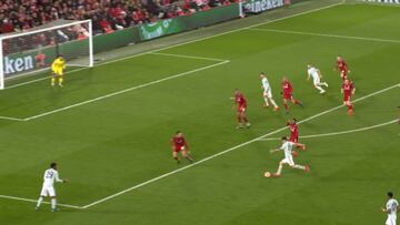 No es el James del Madrid: el disparo que es impropio de él