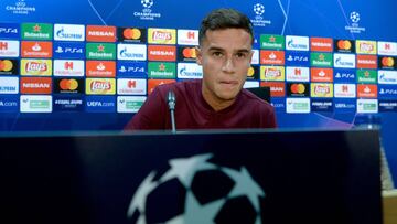 Barcelona's Brazilian midfielder Philippe Coutinho