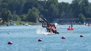 El K4 500 femenino (foto @RFEPiraguismo).