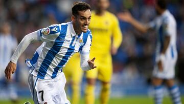 Juanmi, delantero de la Real Sociedad.