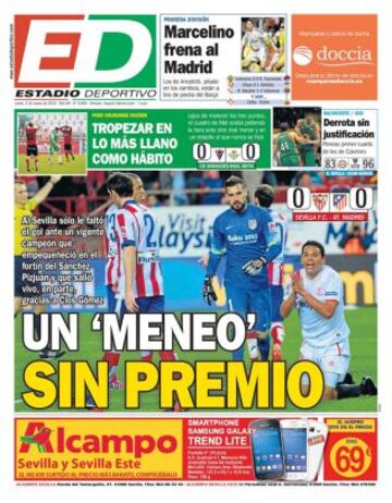 Portadas de la prensa deportiva