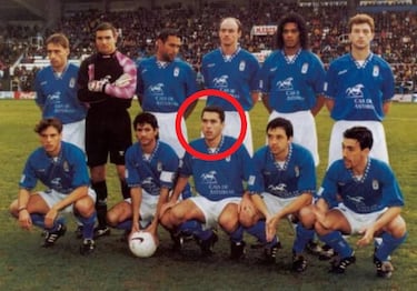 Velamazán jugó en el Real Oviedo en la temporada 1996/97, cedido por el Barça. Mostró talento como mediapunta, aunque sin gran continuidad.
