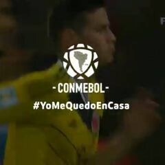 CONMEBOL usa de ejemplo gol de James para prevenir Covid-19