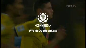 CONMEBOL usa de ejemplo gol de James para prevenir Covid-19