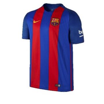 La nueva equipación del Barcelona para la temporada 2016/2017.