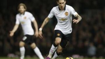 Di Mar&iacute;a, en el United.