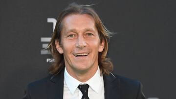 El exjugador del Real Madrid, Michel Salgado, posa a su llegada a los premios &#039;&#039;FIFA the Best 2018