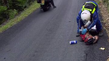 Espeluznante: la terrible caída de Porte...¡se fue contra las rocas!