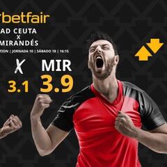 AD Ceuta vs. CD Mirandés: horario, dónde ver, pronósticos y clasificación