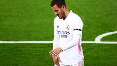 Hazard se retir&oacute; dolorido en el minuto 26 del partido ante el Alav&eacute;s: sufre &quot;molestia muscular&quot;.