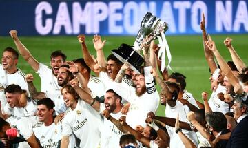 El Real Madrid conquista su 34º campeonato de Liga.