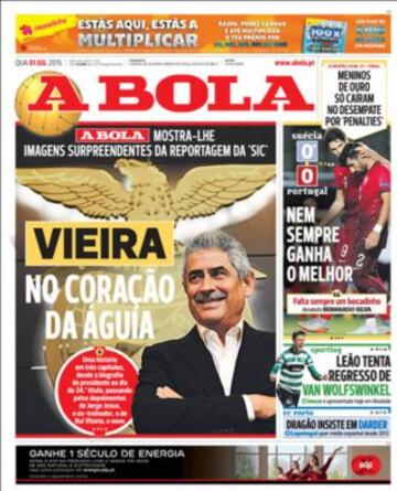 Portadas de la prensa deportiva