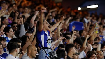 Aficionados del Deportivo en Riazor