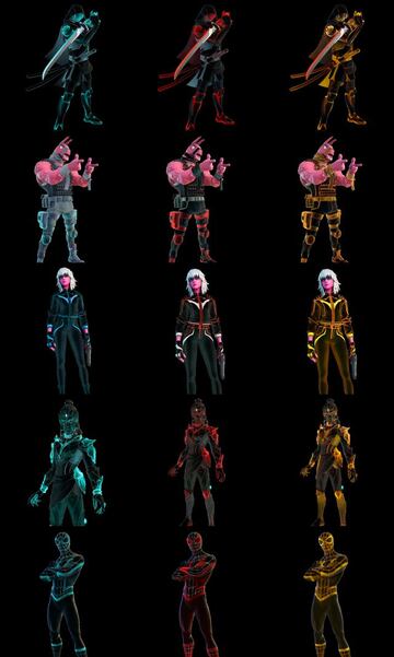 Todos los Súper Estilos de los skins del Pase de Batalla de la Temporada 1 de Fortnite Capítulo 3