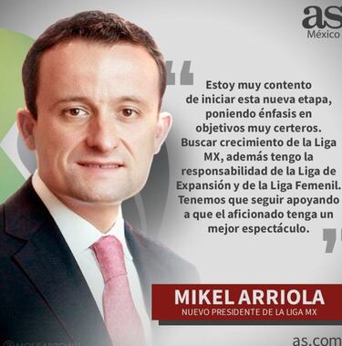 Oficial: Mikel Arriola es el nuevo presidente de la Liga MX