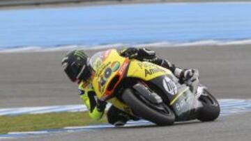 Álex Rins con la Kales del Páginas Amarillas HP 40.