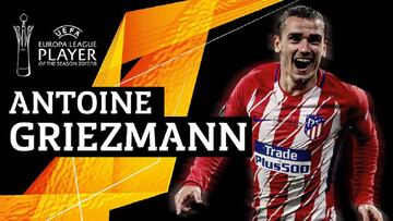 Antoine Griezmann, mejor jugador de la pasada Europa League.