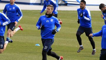 “Estoy contento en el Leganés, pero hasta el final no diré nada”