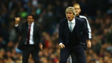 Manuel Pellegrini descartó que tenga un conflicto con Vincent Kompany.