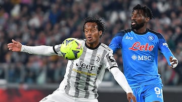 Juve, con Cuadrado, cae en casa ante Napoli que acaricia la Serie A