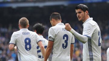 Morata marc&oacute; el tanto que certific&oacute; un nuevo r&eacute;cord del Madrid de Zidane en la historia del club: 42 partidos seguidos marcando.