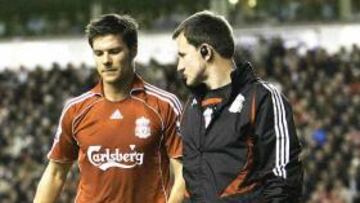 Xavi Alonso lesionado