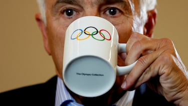 Juan Antonio Samaranch Salisachs, candidato a la presidencia del Comité Olímpico Internacional.