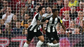 Sandro Tonali y Joe Willock