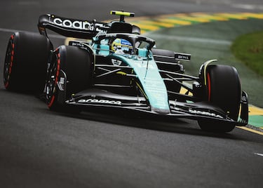 Fernando Alonso durante la clasificación del Gran Premio de Australia de Fórmula 1.