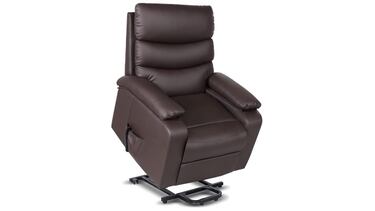Este sillón relax eléctrico es reclinable y tiene función masaje