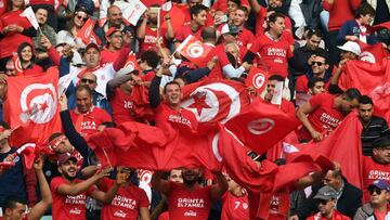 Tunisian cheers for their national team