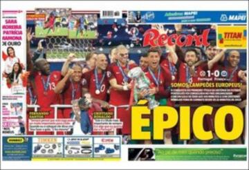 Portadas de la prensa mundial