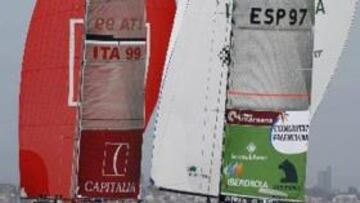 <B>¿VICTORIA INMERECIDA?</B>. El jurado decidirá si hubo un uso indebido del tirante de popa que sirve para dar sujección al mástil.