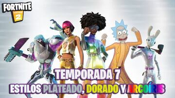 C&oacute;mo conseguir los skins Plateados, Dorados y Arco&iacute;ris en Fortnite Temporada 7