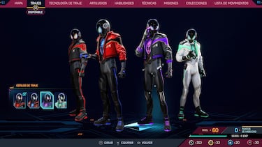 Trajes de Marvel's Spider-Man 2