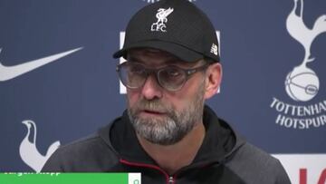 La increíble confesión de Klopp tras el triunfo ante Tottenham