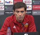 Marcelino no se fía: "Ya vimos lo que le pasó ayer al Madrid..."