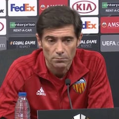 Marcelino no se fía: "Ya vimos lo que le pasó ayer al Madrid..."