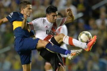 Boca Juniors igualó en la Bombonera ante River Plate 0-0 en la semifinal de ida de la Copa Sudamericana. 