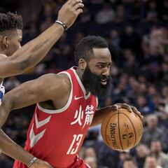 Qué barbaridad: 22 triples de los Rockets y triunfo en Minnesota