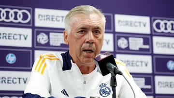 Ancelotti, entrenador del Real Madrid.