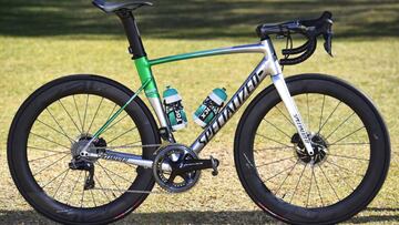 Nueva bicicleta de Peter Sagan para el Tour Down Under.