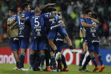 Con gol de Omar Duarte, Nacional venció por la mínima diferencia a Atlético Tucumán, pero no fue suficiente para continuar en la Copa Libertadores, ya que el equipo argentino ganó la ida 2-0 y de esta manera se clasificó a los cuartos de final.