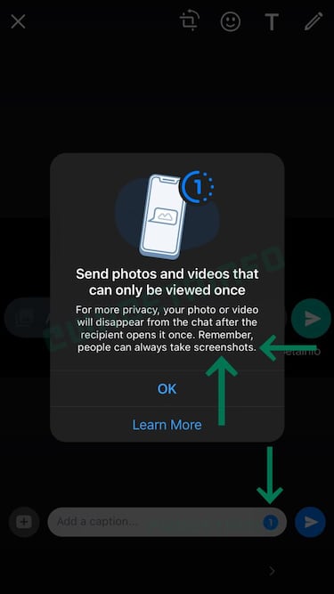 WhatsApp (beta) para iPhone activa las fotos y vídeos que desaparecen: Así funcionan