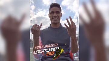 Varane revienta el TikTok de LaLiga con este 'Tag del futbolista'