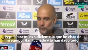 La molestia de Pep Guardiola con esta pregunta