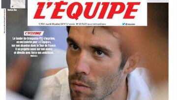 Pinot: "Para olvidar esto, tendr¨¦ que ganar el Tour de Francia"