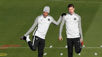Mbappé es duda en el PSG, mientras que Draxler será titular ante el Anderlecht.