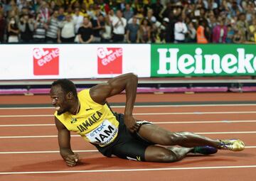 Lesión de Usain Bolt en el 4X100.